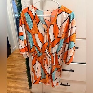 Colorful Abstract Jumpsuit